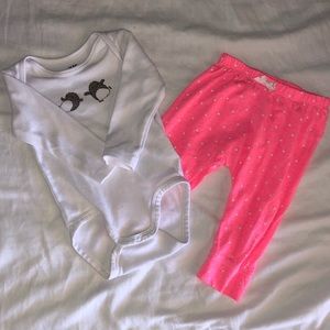 🔥4/$10🔥 H&M shirt/ Carters pants